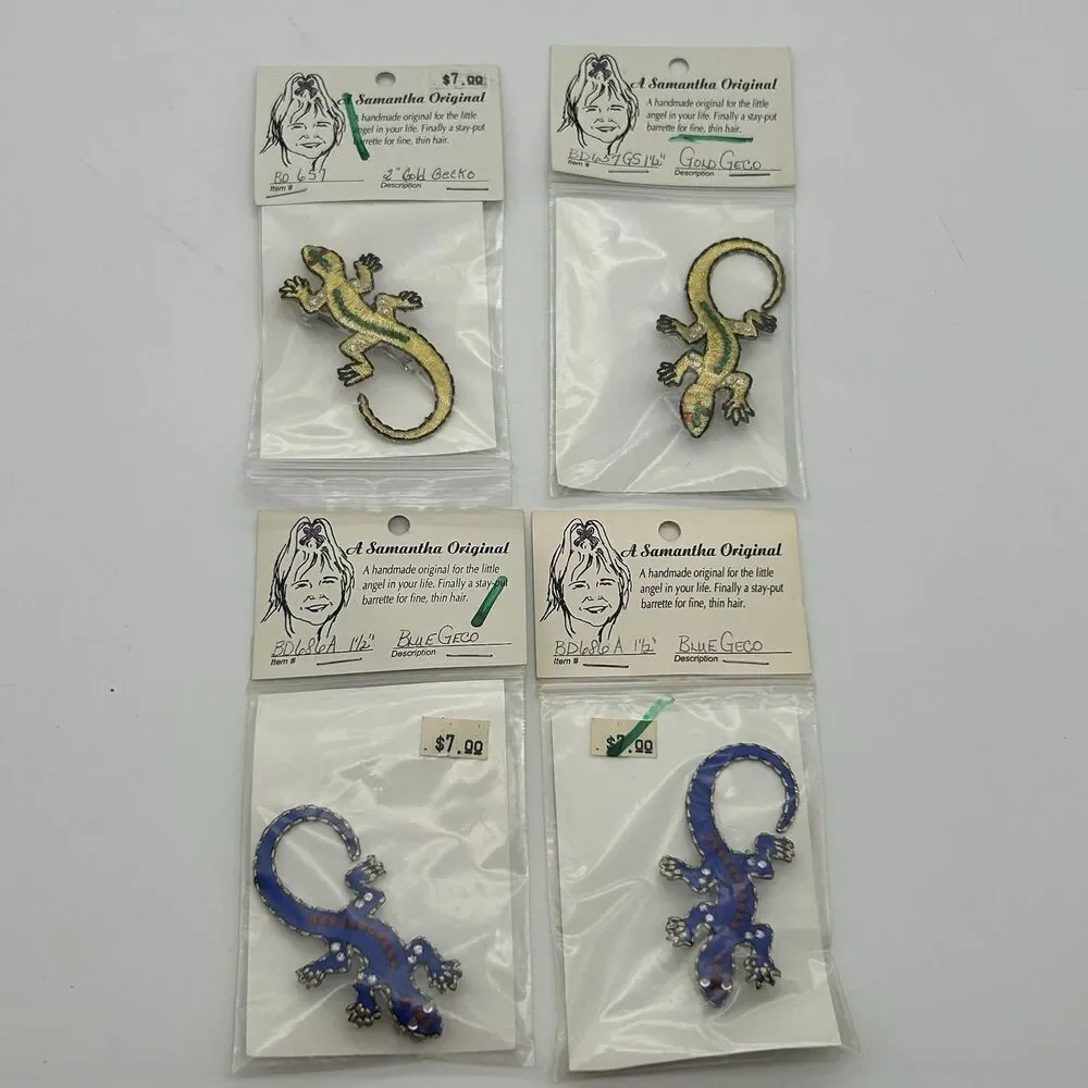 Lot Of 90 Assorted Handmade Barrettes   (see Photos)